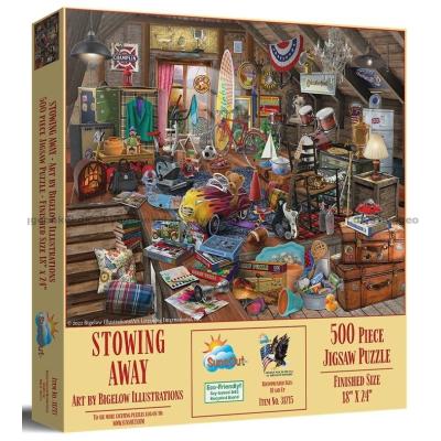 Förvaras på vinden, 500 bitar