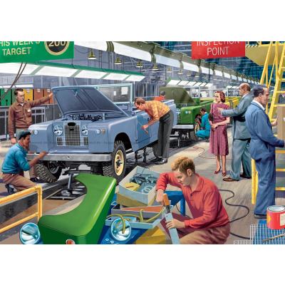 Bild av McLindon: Bilfabriken, 1000 bitar