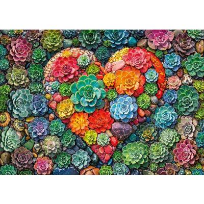 Bild av Blommande kärlek, 1000 bitar
