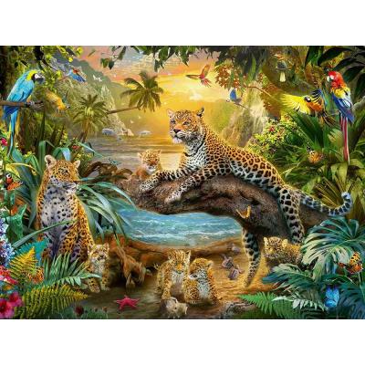 Bild av Leoparderna kopplar av, 1500 bitar