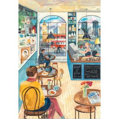 Bild av Mysig café i London, 1000 bitar