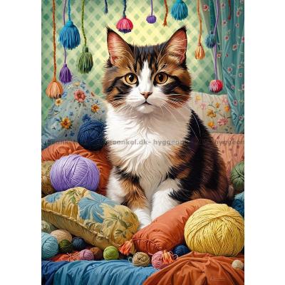 Bild av Kattens kreativa hörn, 1000 bitar