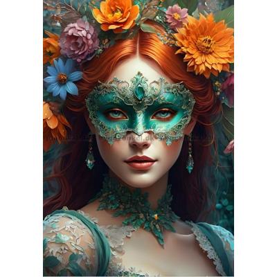 Bild av Mystik bakom den smaragdgröna masken, 1000 bitar