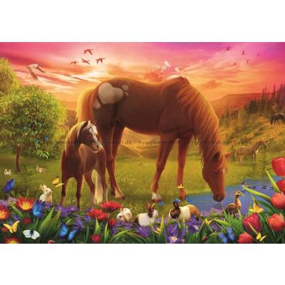 Bild av Föl blommor och vårglädje, 500 bitar