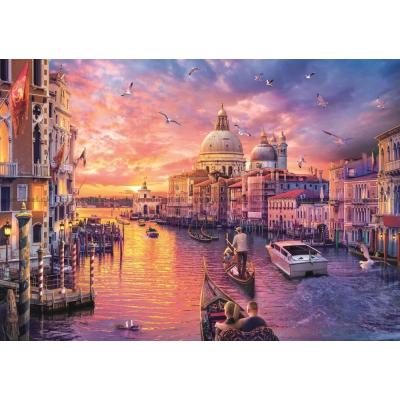Bild av Solnedgång över Venedig, 1000 bitar