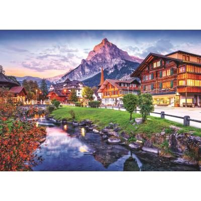 Bild av Schweiz: Stugan i Alpernas hjärta, 1000 bitar