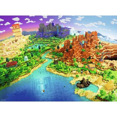 Bild av Minecrafts värld, 500 bitar