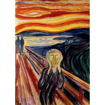 Bild av Munch: Skriet, 1000 bitar