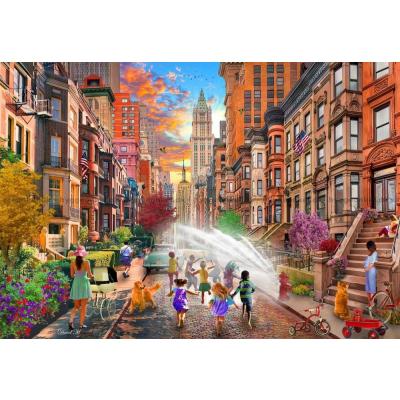 Bild av Maclean: Sommardag i New York, 1000 bitar