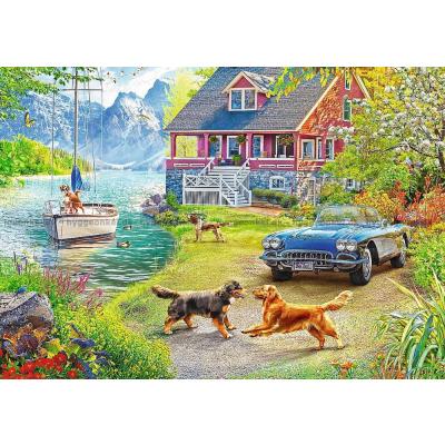 Bild av Naturglädje och sommaridyll, 2x500 bitar