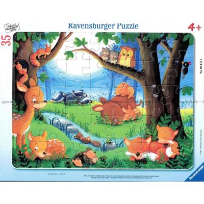 Djuren sover - Rampussel, 35 bitar