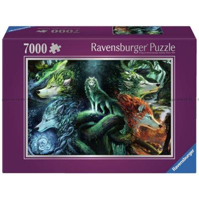 Årstidernas vilda beskyddare, 7000 bitar