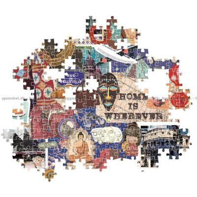 Bild av Kreativt kaos: Resor och kultur, 1000 bitar