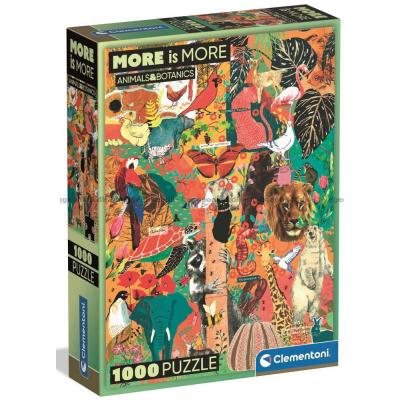 Kreativt kaos: Djur och växter, 1000 bitar