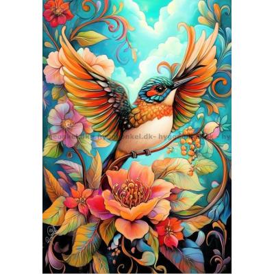 Kolibrins färgstarka paradis, 1000 bitar