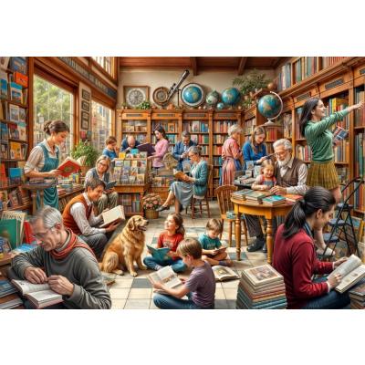 Trujillo: Läsglädje i solens sken, 1000 bitar