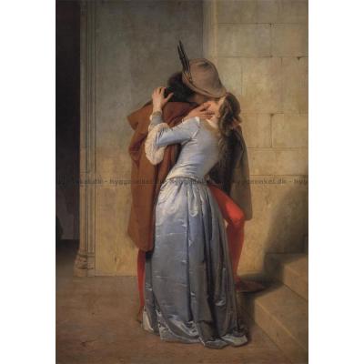 Bild av Hayez: Kyssen, 1000 bitar