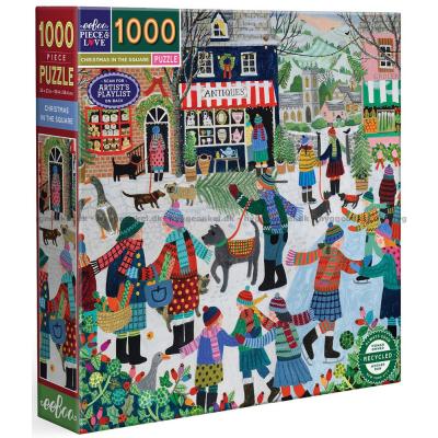 Julstämning i byn, 1000 bitar