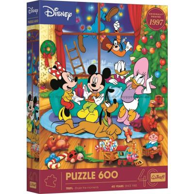 Disney: Musse Pigg och vänner - Jul, 600 bitar