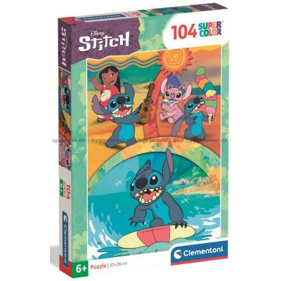 Disney: Stitch – Surf och skoj i solen, 104 bitar
