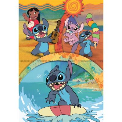 Bild av Disney: Stitch – Surf och skoj i solen, 104 bitar