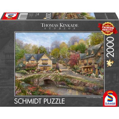 Kinkade: Vägen hem går över bron, 2000 bitar