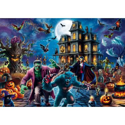 Bild av Monster i månsken och magi, 1000 bitar