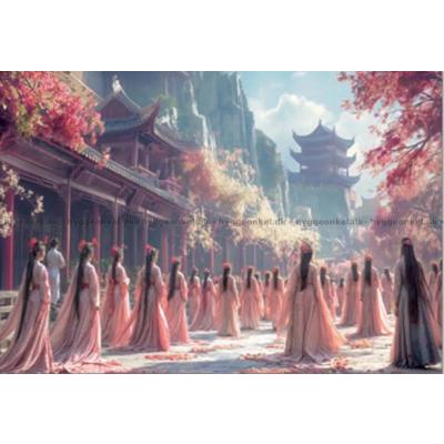 Farella: Geishor under körsbärsträden, 1000 bitar