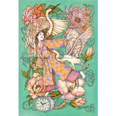 Dansar med tranor, 1000 bitar