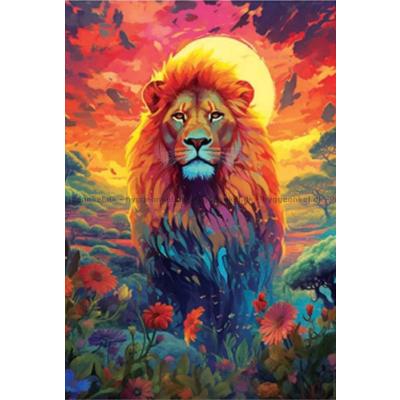 Lejonets vrål i färger, 500 bitar