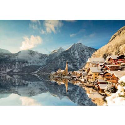 Österrike: Hallstatt - Vinter, 1500 bitar