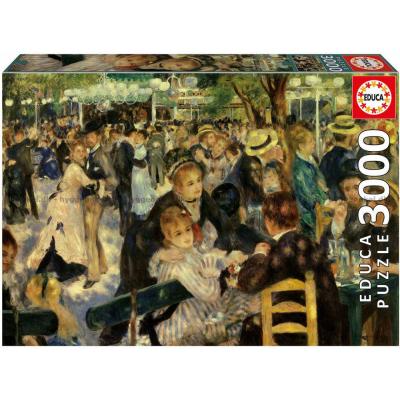 Renoir: Bal du Moulin de la Galette, 3000 bitar