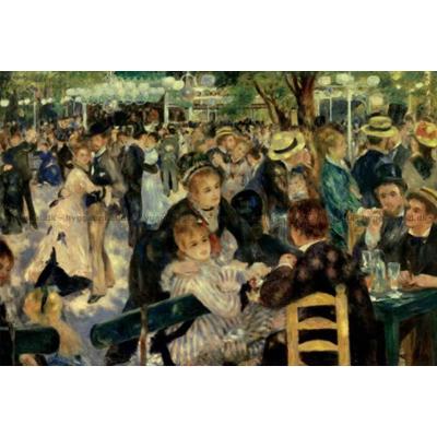 Renoir: Bal du Moulin de la Galette, 3000 bitar