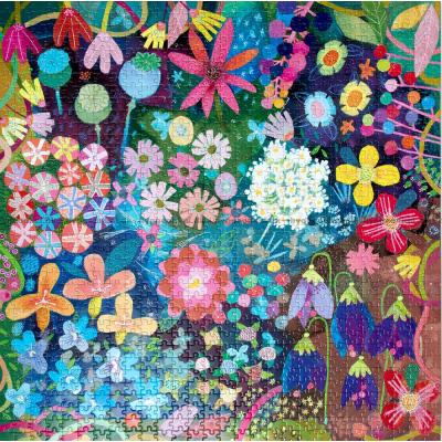 Bild av Färgrik blomsteräng, 1000 bitar