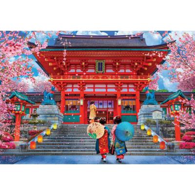 Bild av L. Stewart: Våren i Japan, 1000 bitar