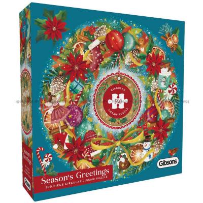 Julkransen Runt pussel, 500 bitar