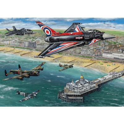 Bild av Emeny: Flyguppvisning över Eastbourne, 1000 bitar