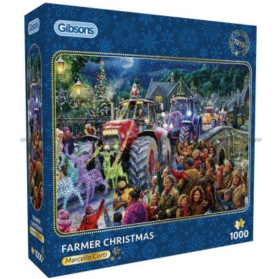 Corti Traktorer i julstämning, 1000 bitar