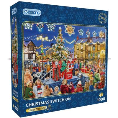 T Mitchell Julbelysning på torget, 1000 bitar