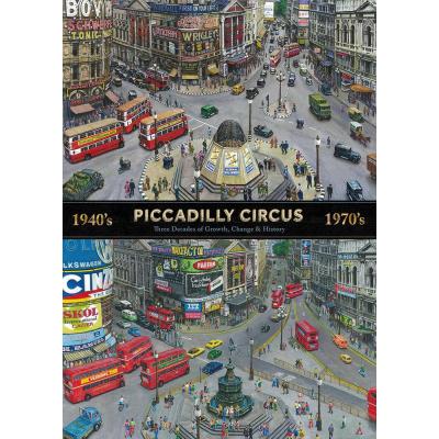 Bild av Piccadilly förr och nu, 1000 bitar