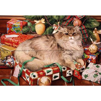 Bild av Tristram: Kattens julklapp, 500 bitar