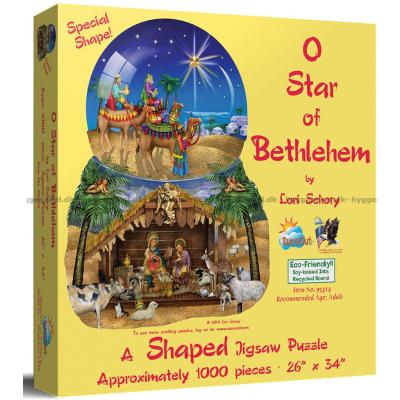 Schory: Julnatt i Betlehem - Format motiv, 1000 bitar