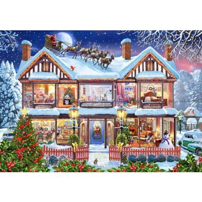 Bild av Crisp: Huset vid juletid, 2000 bitar