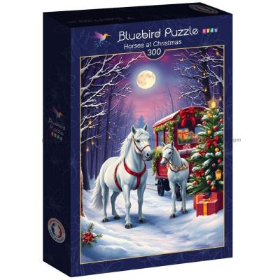 Vita hästar och julglädje, 300 bitar