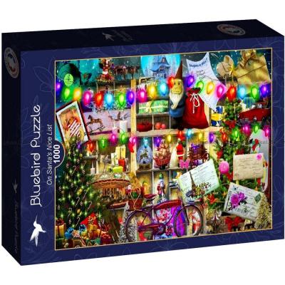 Hylla fylld av julönskningar, 1000 bitar