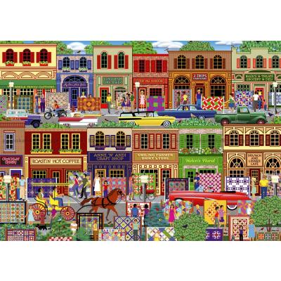 Färgglad gata, 1000 bitar