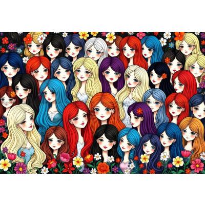 Blomstertjejerna, 1000 bitar