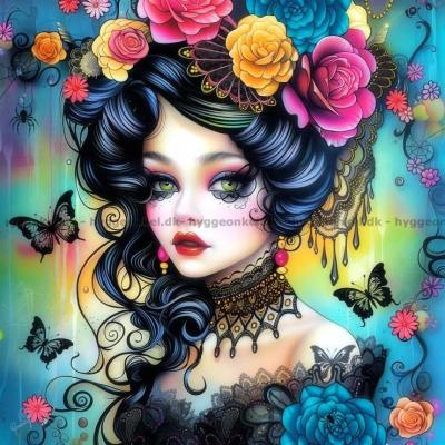 Fjärilskvinnan, 1000 bitar