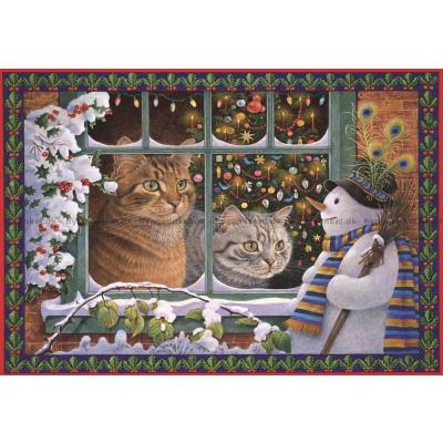 Julkatterna vid fönstret, 1000 bitar