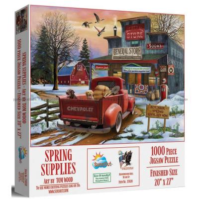 Wood: Våren är på väg, 1000 bitar